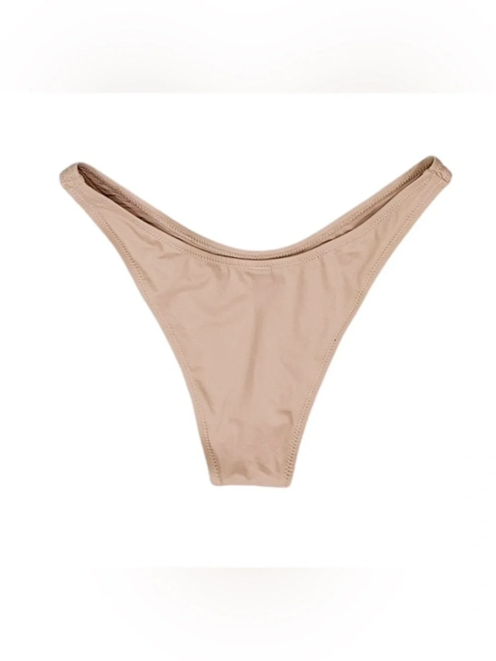 RARE SKIMS Signature Swim Tanga Bikini Bottoms in Nude